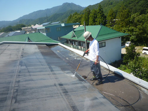屋根防水・高圧洗浄